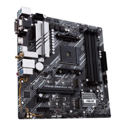 TARJETA MADRE ASUS PRIME B550M A AC AM4 MATX PCIE 4.0 HDMI VGA WIF