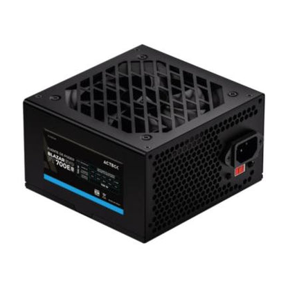 Fuente de Poder Acteck Blazar Evo FT700E ATX 700W 1x20+4 pin + 1xEps 4+ pin 4 + 2xPcie 6+2 pin + 3xSata + 2xMolex 4 pin  Negro