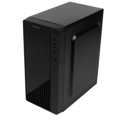 Gabinete Acteck con Fuente 500w Compacto Mini Torre Kioto GC220 Micro Atx y Mini Itx Acrilico USB 2.0 Negro