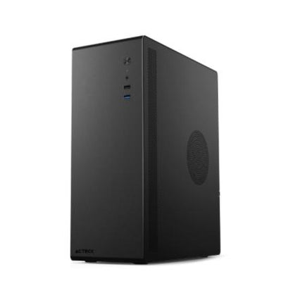 Gabinete Acteck Mini Torre Neuss GI480 Max MB M-ATX Fuente SFX 450w Full Metalico  Frente Solido 1xUSB 3.0  USB 2.0  1xFan Elite Series Negro