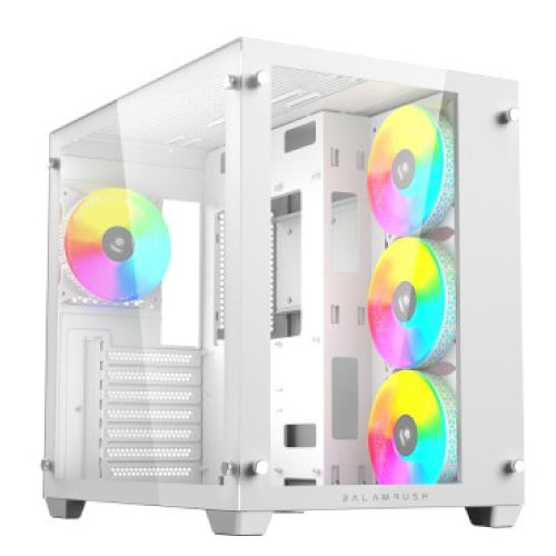 GABINETE GAMER MEDIA TORRE TANK PRO GM930 MAX MB ATX BLANCO