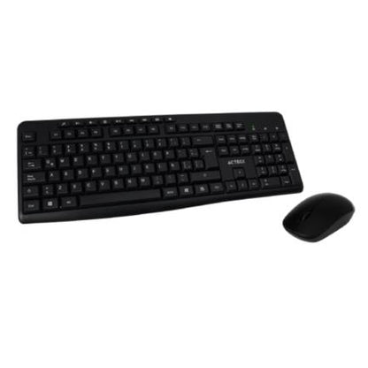 Kit Teclado y Mouse Inalámbrico Acteck Creator MK450 2.4Ghz 1200dpi Color Negro