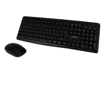 Kit Teclado y Mouse Inalámbrico Acteck Creator MK450 2.4Ghz 1200dpi Color Negro