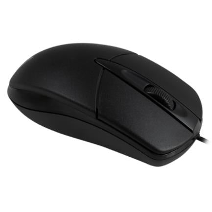 Mouse Alámbrico USB Optimize MA210 Essential Series Diseño Estándar 1200dpi 2 Botones Conexión USB-A 1.5m Color Negro