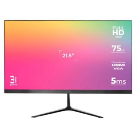 MONITOR LED CAPTIVE VIVID SP215 PLANO 21.5INC 75 HZ 5 MS NEGRO