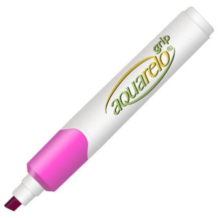 Marcador Aquarelo Grip Color Rosa C/12 Pzas