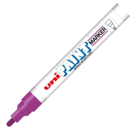 Marcador Azor PX-20 Uniball Paint Color Violeta c/12 Pzas