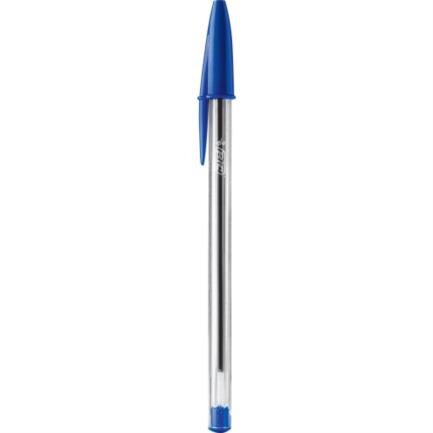 Bolígrafo BIC Cristal Dura+ Punto Mediano 1.0mm Color Azul C/12 Pzas