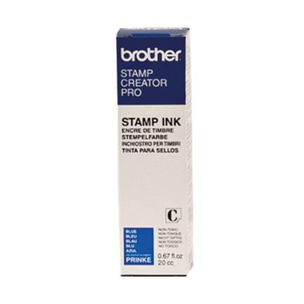 Tinta de Repuesto Brother Reentintado de Sello 12 Piezas 20cc SC2000/SC2000USB Color Azul