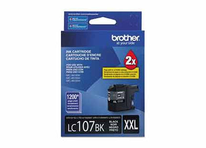 Tinta Brother LC107BK Rendimiento 1200 Páginas Color Negro