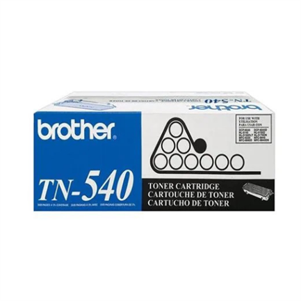 Tóner Brother TN540 Rendimiento 3500 Páginas HL5140/HL5150D/MFC8220/MFC8440/DCP804 Color Negro