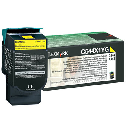 Tóner Lexmark C544N Alto Rendimiento Retornable Color Amarillo