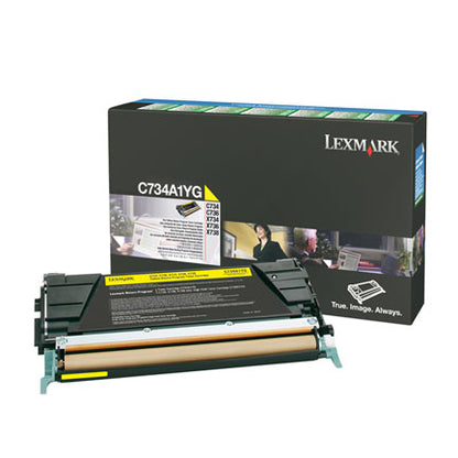 TONER LEXMARK AMARILLO 6K RETURN PROG