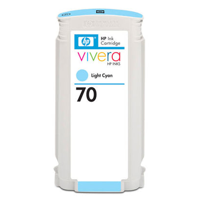 TINTA HP LF 70 CYAN CLARO DESIGNJET Z2100 Z3100 130ML