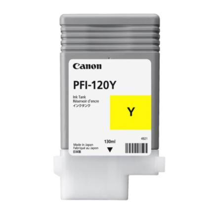 Tinta Canon PFI-120Y 130ml Color Amarillo