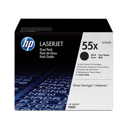 HP LASERJET P3015 DUAL PACK CE255XD