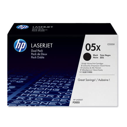 TONER HP 2055DN NEGRO XL DUAL PACK ALTO RENDIMIENTO