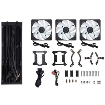 Enfriamiento Líquido para CPU Cooler Master MasterLiquid 360L Core ARGB 360mm Compatible S 1200 1700 AM4 AM5 Negro