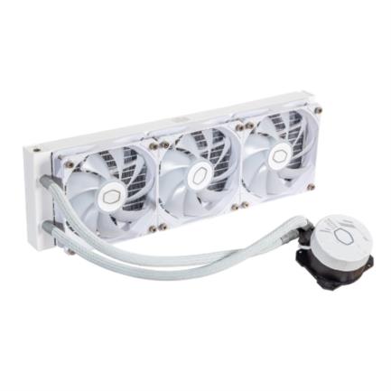 Enfriamiento Líquido para CPU Cooler Master MasterLiquid 360L Core ARGB 360mm Compatible S 1200 1700 AM4 AM5 Blanco