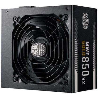 Fuente de Poder Cooler Master MWE 850 Gold V2 850W ATX 12V 80 Plus Gold 24 pin Fan 120mm Negro