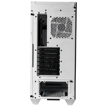 Gabinete Gamer Cooler Master MasterBox HAF 500 Media Torre ITX mATX ATX 4xFan RGB Cristal Templado Blanco
