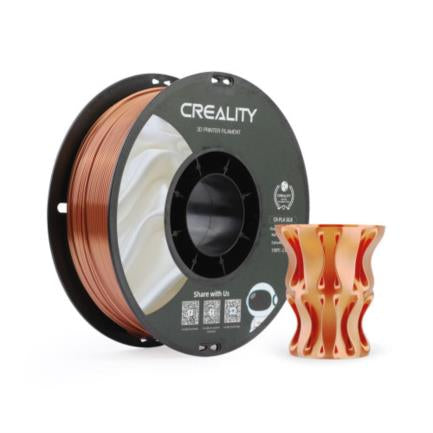 Filamento Creality CR-Silk 1.75mm 1Kg Color Rojo Cobre