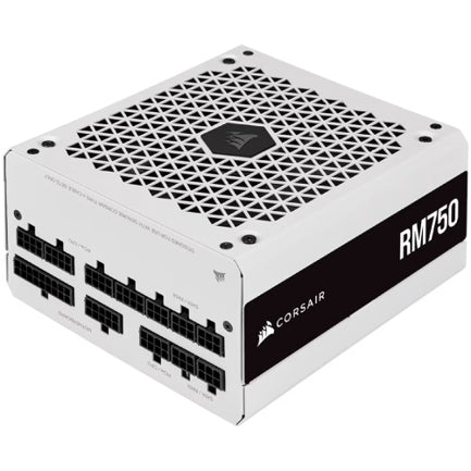 Fuente de Poder Corsair (CP-9020231-NA) RM750 750W Full Modular 80 Plus Gold Blanco