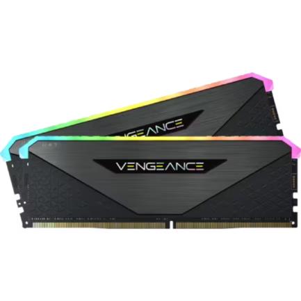 Memoria RAM Corsair Vengeance RT 16GB (2x8GB) DDR4 3600MHz DIMM RGB XMP Negro CL18