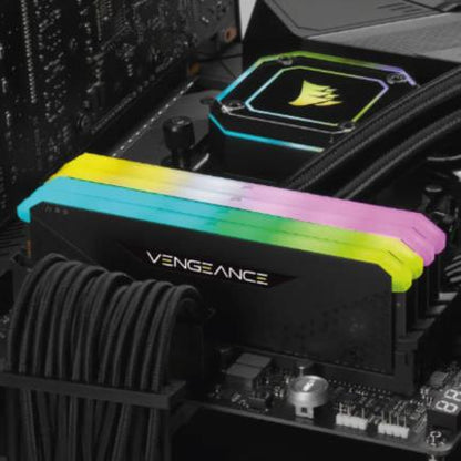 RAM CORSAIR VENGEANCE RGB RS 8G DIMM DDR4 3200 MHZ CL16 NEGRO