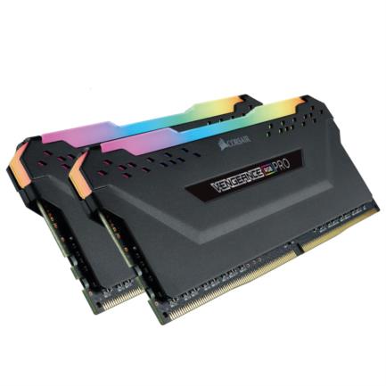 Memoria RAM Corsair Vengeance PRO 16GB (2x8GB) DDR4 3600MHz DIMM Non-ECC RGB XMP Negro CL18