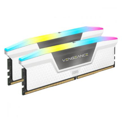 Memoria RAM Corsair Vengeance 64GB (2x32GB) DDR5 5200Mhz DIMM RGB XMP Blanco CL40