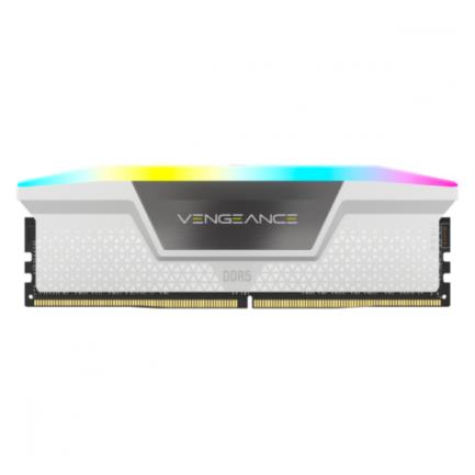 Memoria RAM Corsair Vengeance 64GB (2x32GB) DDR5 5200Mhz DIMM RGB XMP Blanco CL40