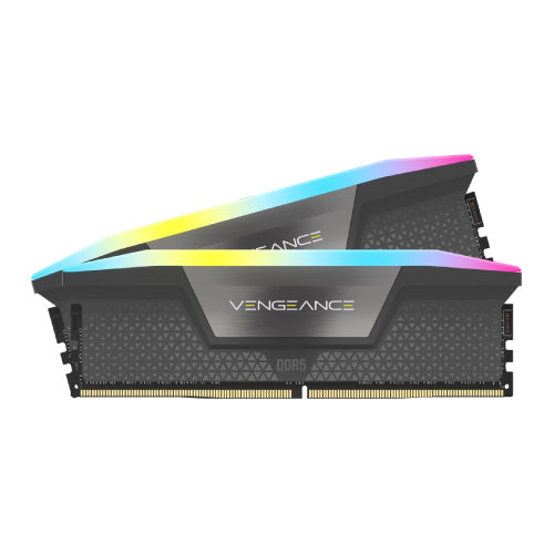 Memoria RAM Corsair Vengeance RGB 32GB (2x16GB) DDR5 5200MHz DIMM XMP AMD EXPO Negro CL40