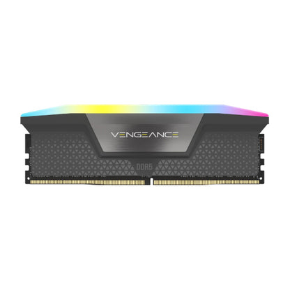 Memoria RAM Corsair Vengeance RGB 32GB (2x16GB) DDR5 5200MHz DIMM XMP AMD EXPO Negro CL40