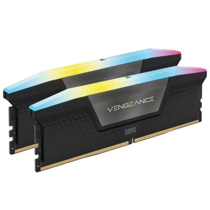 Memoria DIMM DDR5 Corsair (CMH32GX5M2B5600C36K) Vengeance 32GB (2x16GB) 5600MHz RGB Negro