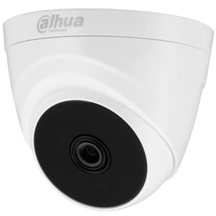 Cámara Domo Dahua HDCVI 2MP 1080p Lente 2.8mm 103° de Apertura Smart IR 20m TVI AHD y CBVS/Uso Interior