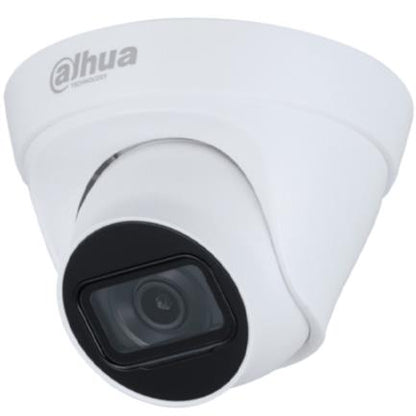 Cámara IP Dahua Domo 2MP H.265+/105° de Apertura Lente de 2.8mm/IR de 30m IP67/ DWDR/3D DNR/PoE/HLC/BLC