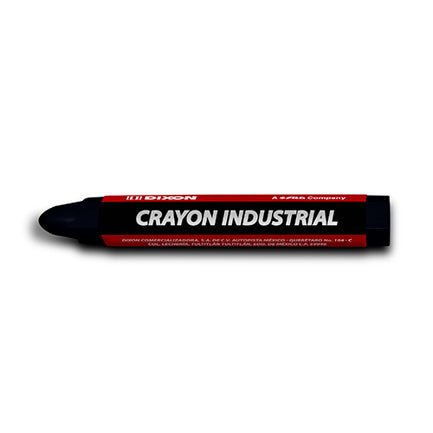 Crayón de Cera Industrial  Dixon Azul Caja con 10 Piezas