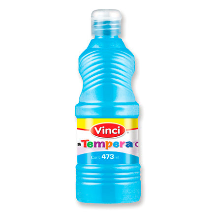 Pintura tempera vinci 473 ml azul pastel