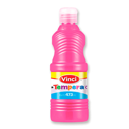 Pintura tempera vinci 473 ml rosa mexicano