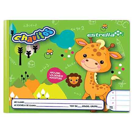 CUADERNO ESTRELLA PRE ESCOLAR COSIDO ITALIANA RAYA 72HJS