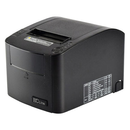 IMPRESORA ECLINE TERMICA VEL DE IMPR 300 mm/s PAPEL 80 mm CORTAUT INTERFAZ USB+SERIAL+ETHERNET