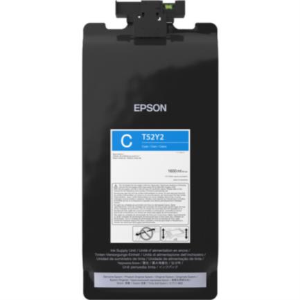 Tinta Epson UltraChrome T52Y XD3 Alta Capacidad 1.6L Color Cian