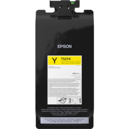 Tinta Epson UltraChrome T52Y XD3 Alta Capacidad 1.6L Color Amarillo