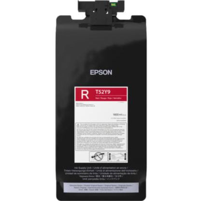 Tinta Epson UltraChrome T52Y XD3 Alta Capacidad 1.6L Color Rojo