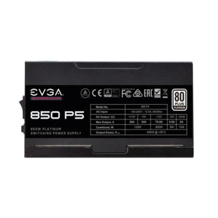 Fuente de Poder EVGA SuperNOVA 850 G5 850W ATX 12V 80 Plus Platinum Modular