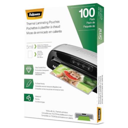 Cubierta Fellowes para Laminadora T/Carta 5 Micras C/100 piezas