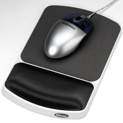 Mouse Pad Fellowes con Descansa Muñecas de Gel Grafito