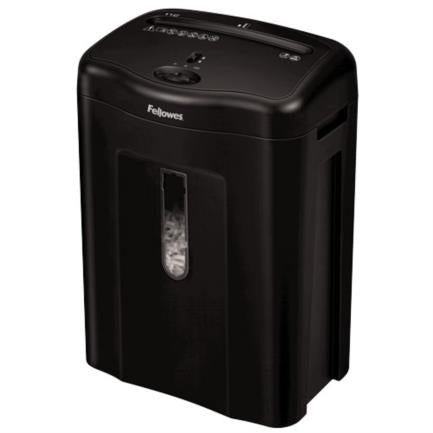 Trituradora Fellowes Powershred 11C Corte Cruzado P-4 Color Negro