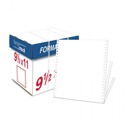 PAPEL FORMASTOCK BLANCO 9.5 X 11 4TANTO C/750